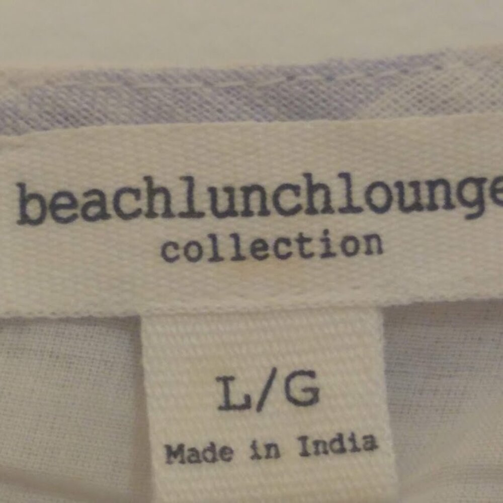 BeachLunchLounge Collection L  A-line striped dress pastel white/light blue - Picture 13 of 13